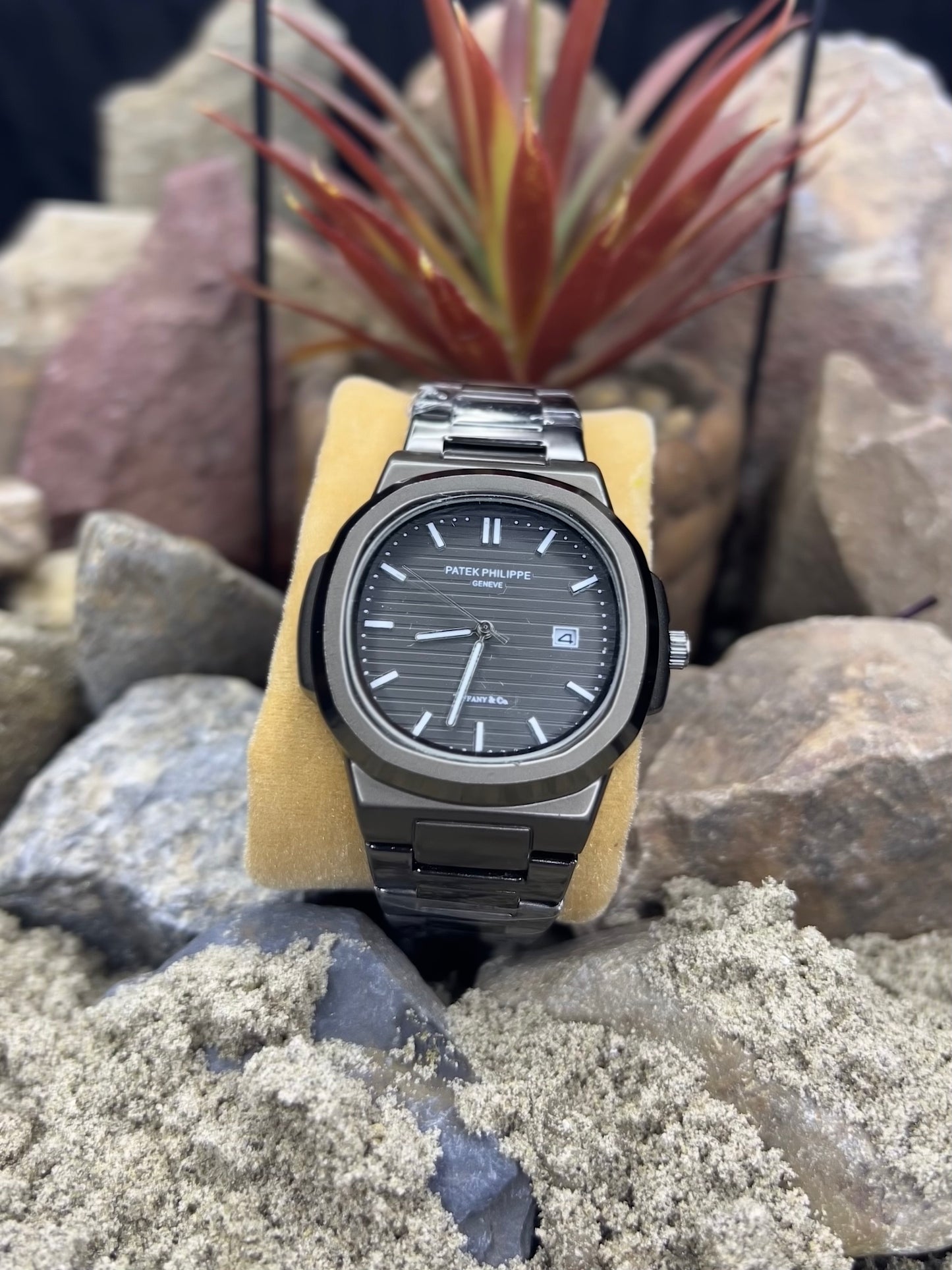 Patek Philippe Black Royal – Luxury Automatic Stainless Steel Masterpiece for Men | RR TImepieces