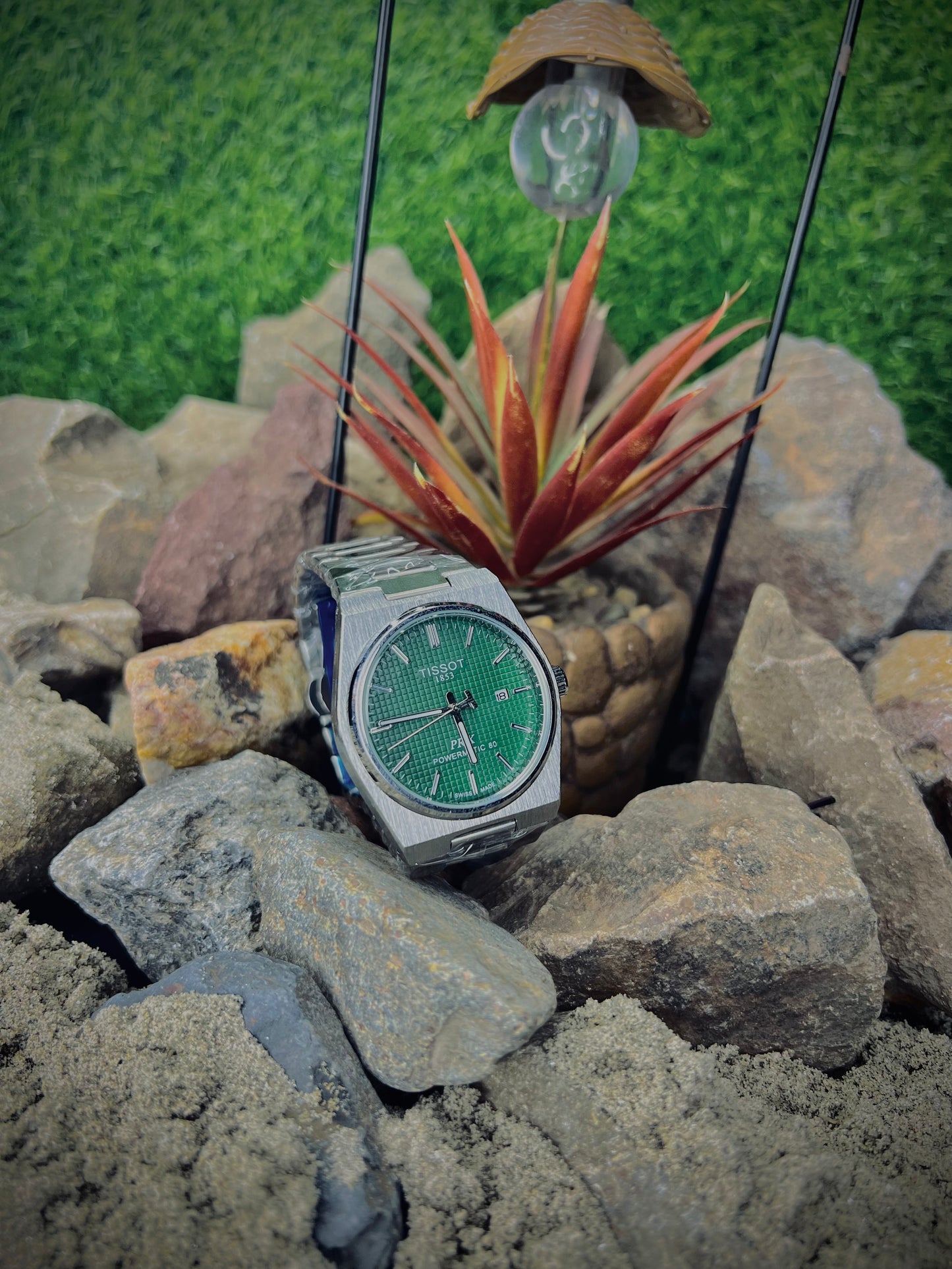 Tissot PRX Green Dial – Swiss Luxury Stainless Steel Watch for Men
