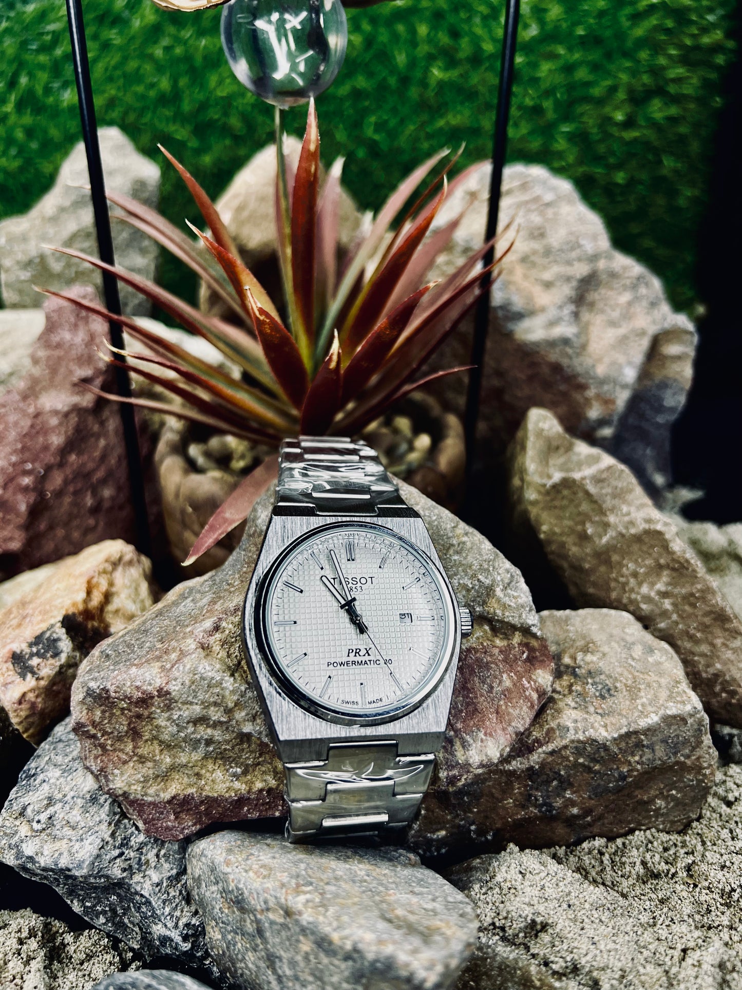 Tissot PRX Silver Dial – Premium Stainless Steel Swiss Luxury Watch for Men