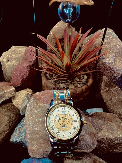 Tissot Chrono Dial – Two-Tone Gold & Silver Chronograph Watch RR Timpieces