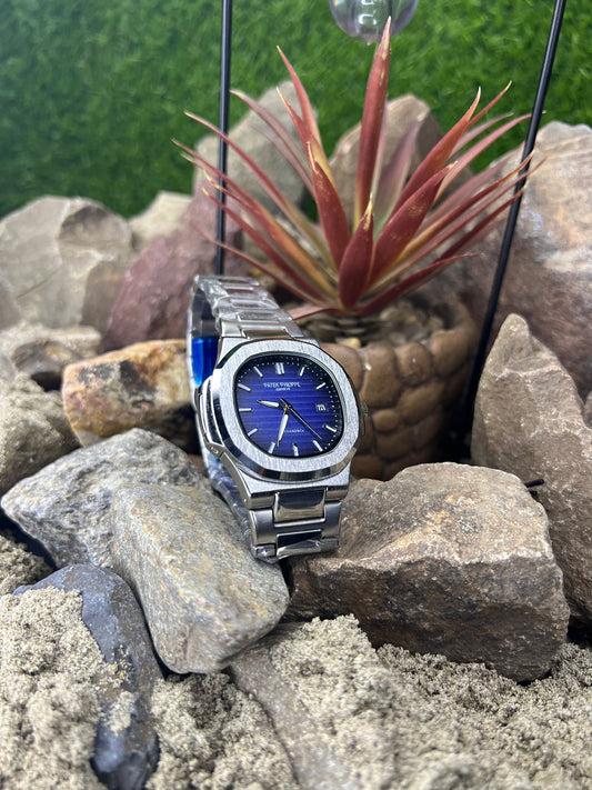 Patek Philippe Blue Royal – Luxury Automatic Stainless Steel Masterpiece for Men | RR TImepieces