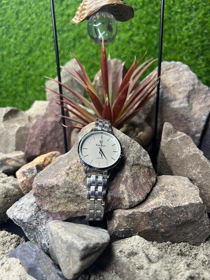 Badus Elegance Women’s Watch – White & off white Luxury Timepiece