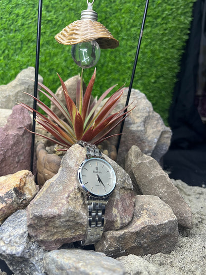 Badus Elegance Women’s Watch – White & off white Luxury Timepiece