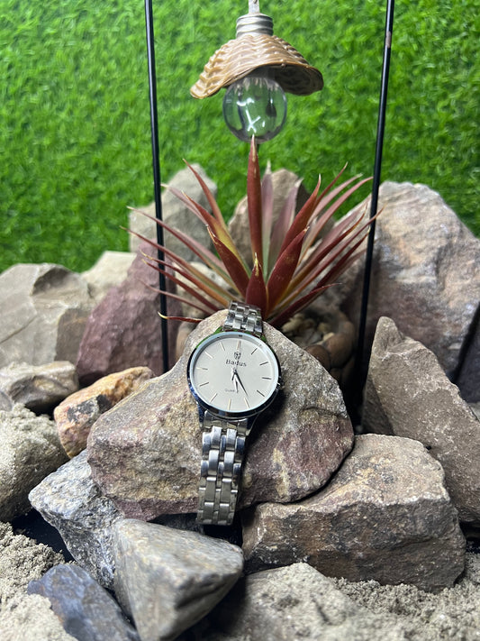 Badus Elegance Women’s Watch – White & off white Luxury Timepiece