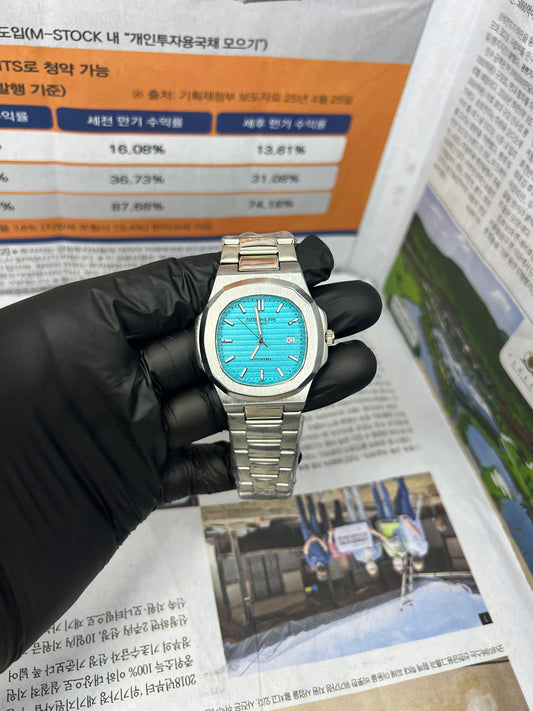 Patek Philippe Tiffany Blue Royal – Luxury Automatic Stainless Steel Masterpiece for Men | RR TImepieces