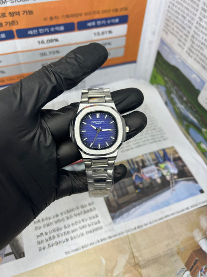 Patek Philippe Blue Royal – Luxury Automatic Stainless Steel Masterpiece for Men | RR TImepieces