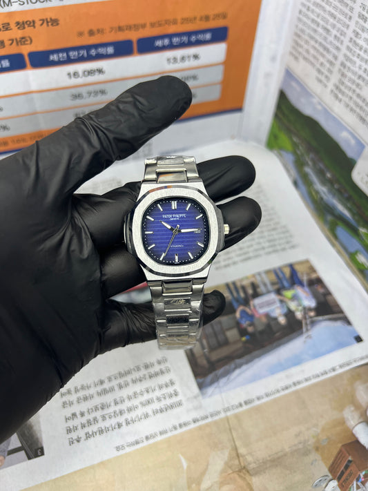 Patek Philippe Blue Royal – Luxury Automatic Stainless Steel Masterpiece for Men | RR TImepieces